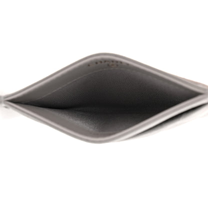 Chanel Caviar Quilted Card Holder Grey 5 of 9