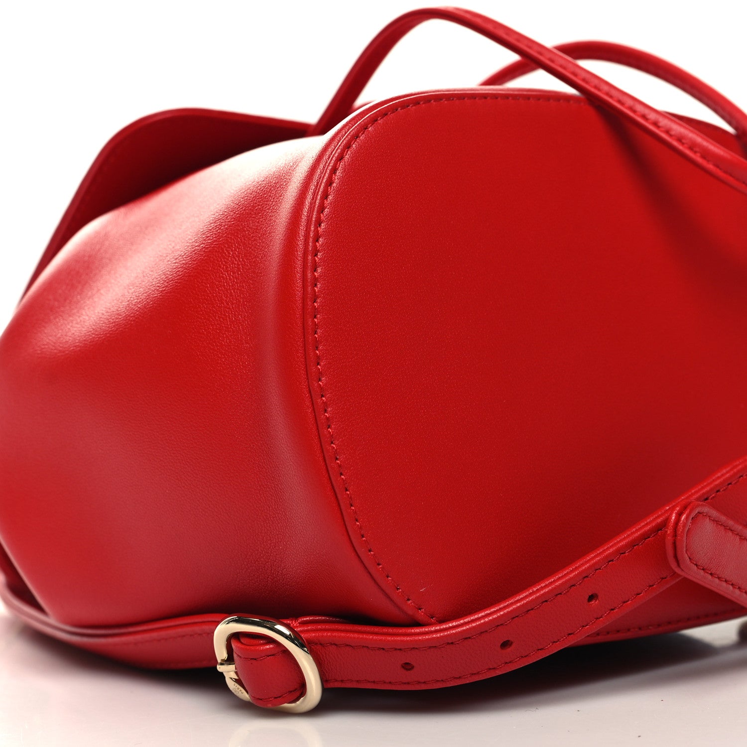 Chanel Lambskin CC Mania Backpack Red 9 of 10