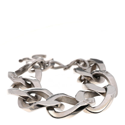 Chanel Metal Chain Link CC Bracelet Silver 1 of 3