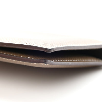 Hermes Epsom MC2 Euclide Card Holder Case Etoupe 12 of 12