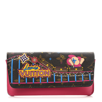 Louis Vuitton Monogram 2020 Christmas Animation Roller Coaster Woody Glasses Case Pivoine 1 of 7