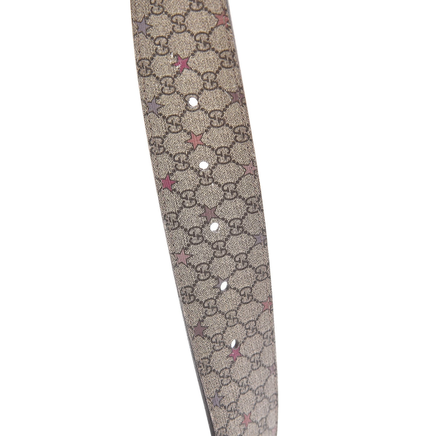 GG Supreme Monogram Stars Interlocking G Belt 80 32 Pink