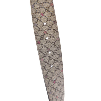 Gucci GG Supreme Monogram Stars Interlocking G Belt 80 32 Pink 6 of 6