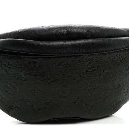 Louis Vuitton Calfskin Monogram Shadow Discovery Bumbag Black 7 of 11