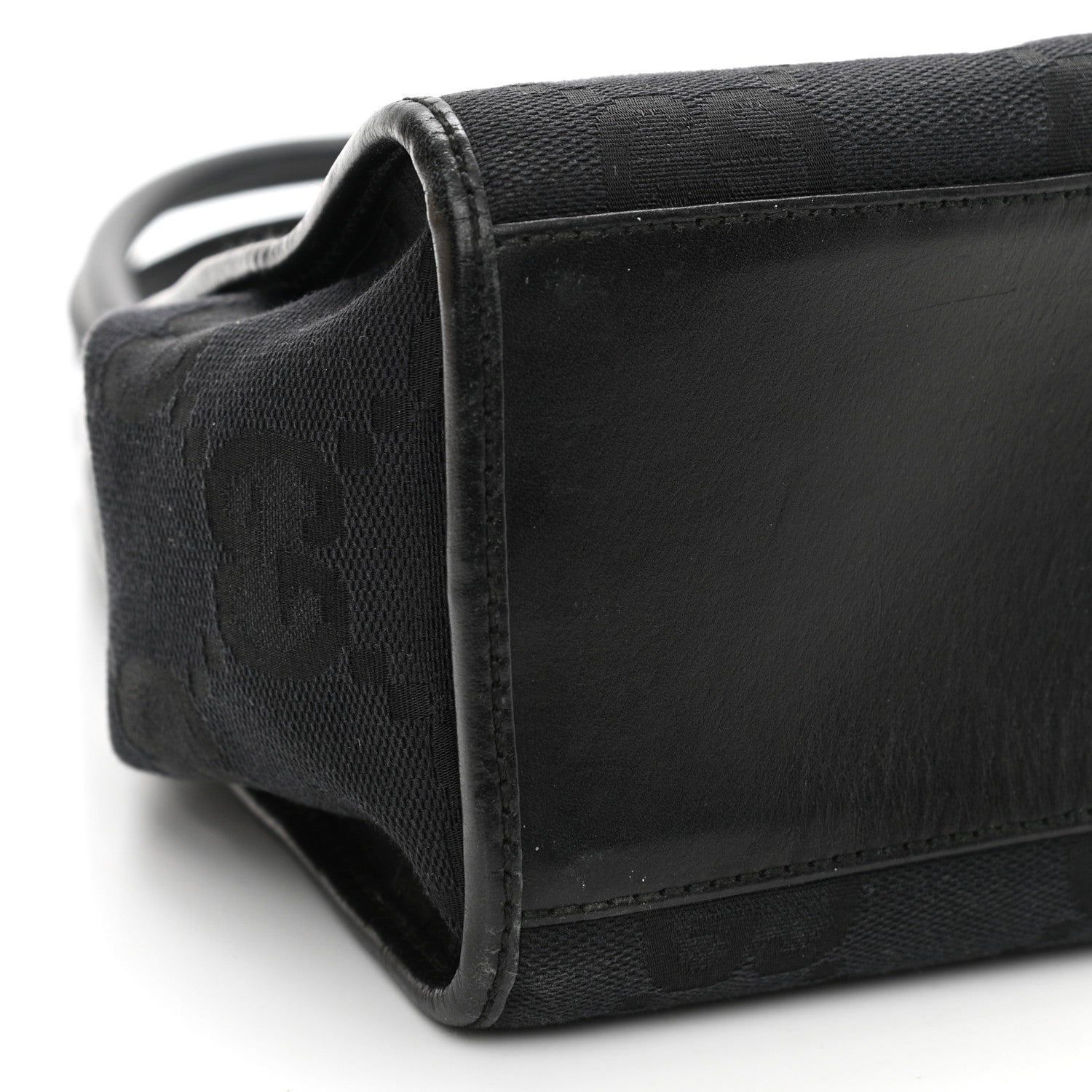 Gucci Monogram Jackie Shoulder Bag Black 9 of 10