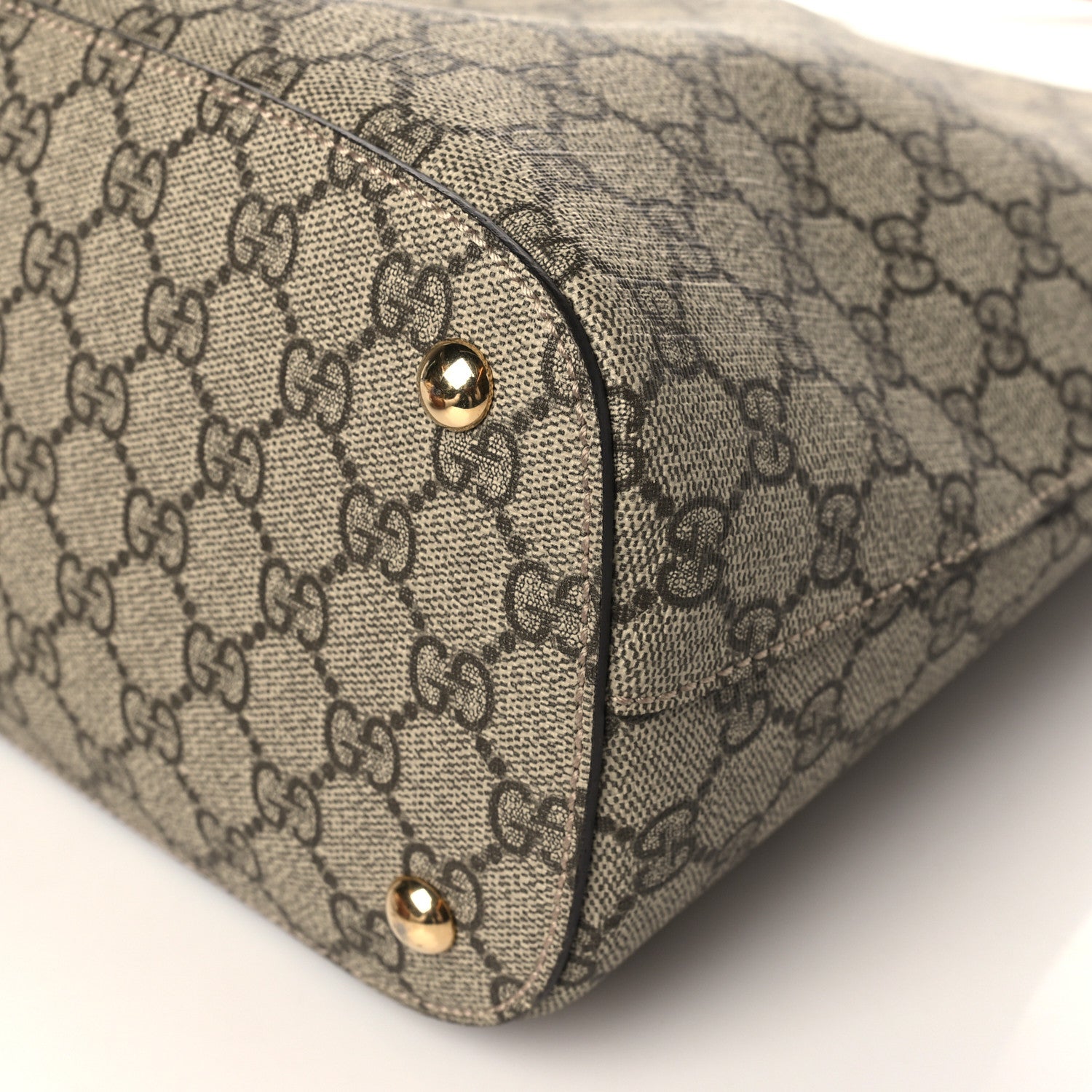 Gucci GG Supreme Monogram Linea A Hobo Brown 9 of 9