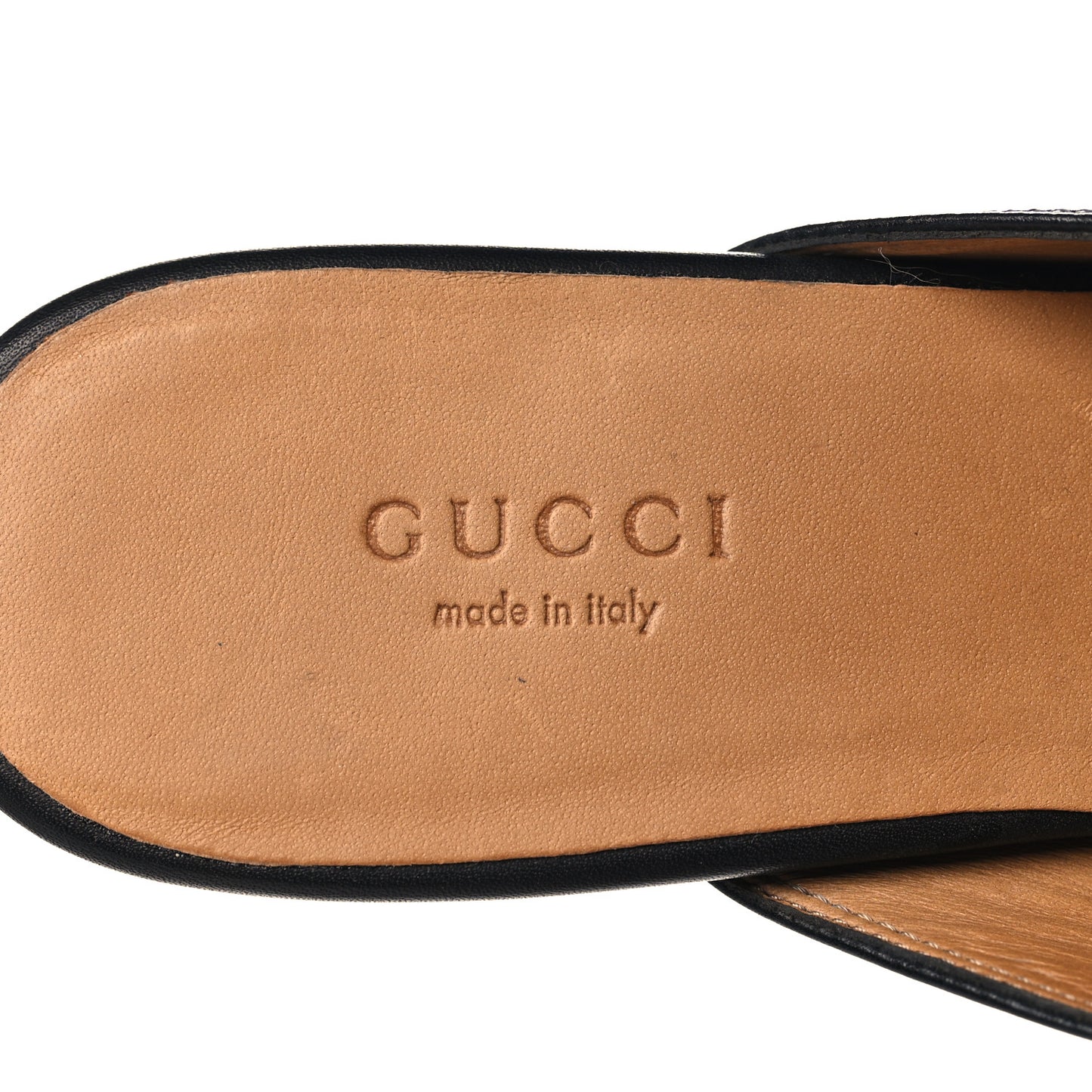 Calfskin Womens Princetown Slippers 36.5 Black
