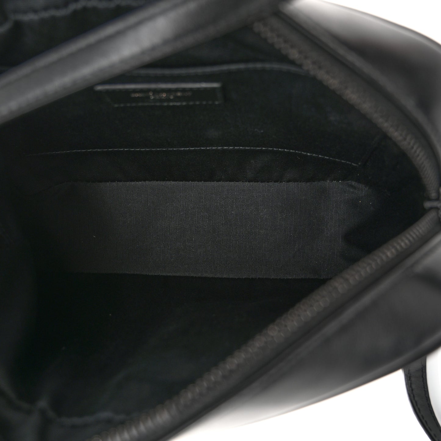 Calfskin Matelasse Monogram Monochrome Lou Camera Bag Black