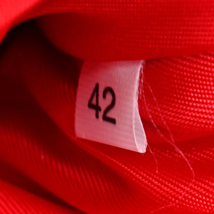 Prada Tessuto Nylon Double Pocket Wristlet Pouch Black Fuoco 6 of 6