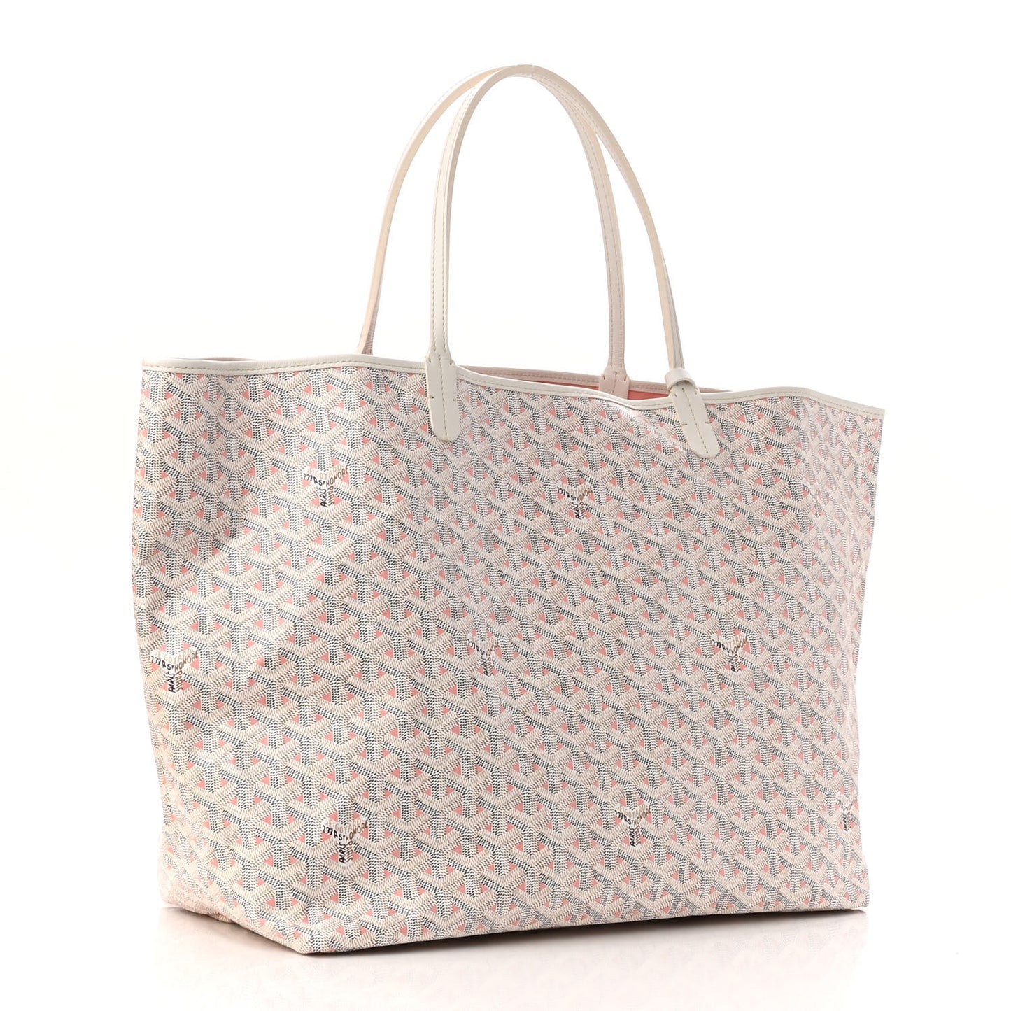 Goyardine Saint Louis Claire Voie GM White Pink