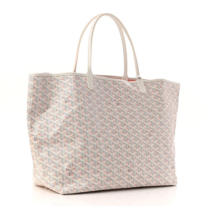 Goyard Goyardine Saint Louis Claire Voie GM White Pink 4 of 11