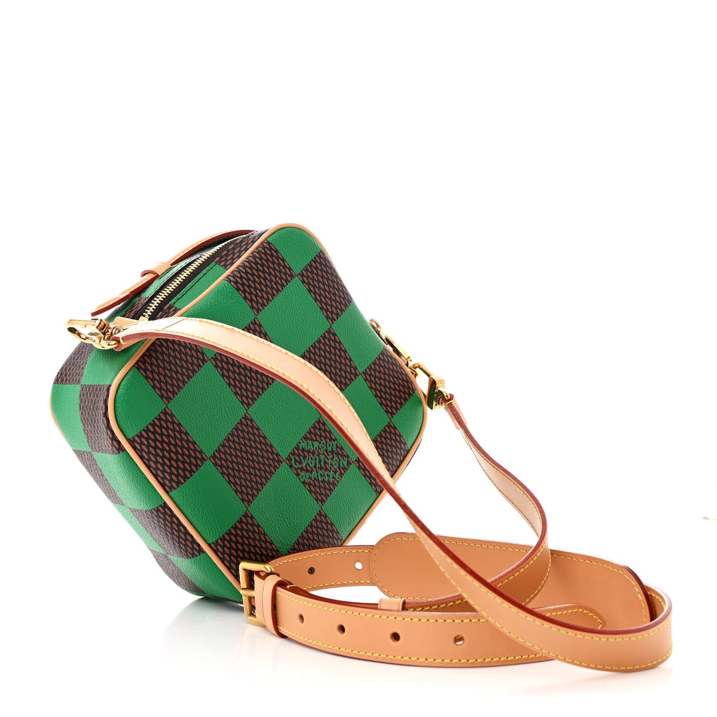 Damier Pop Chess Messenger Green