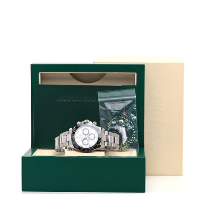 Rolex Stainless Steel 40mm Oyster Perpetual Cosmograph Daytona Panda Watch White 116500LN 5 of 5