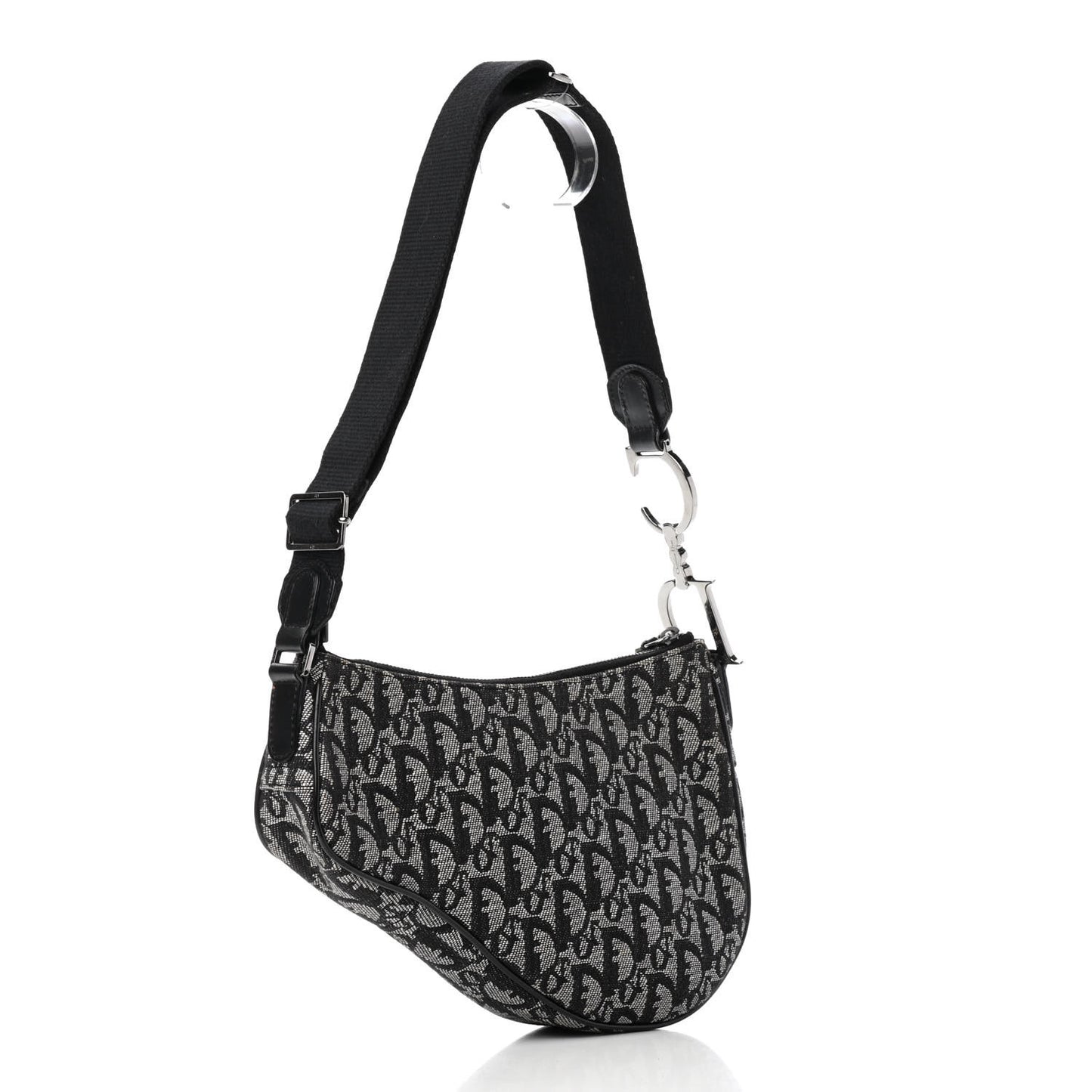 Monogram Saddle Pochette Black