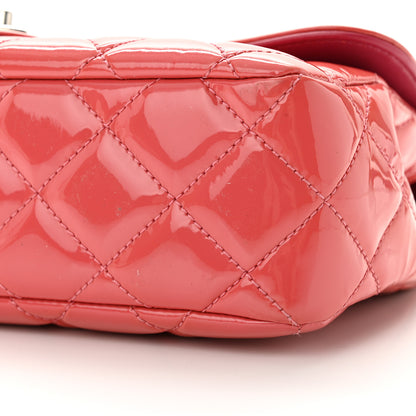Chanel Patent Quilted Large Coco Shine Flap Pink 10 of 14