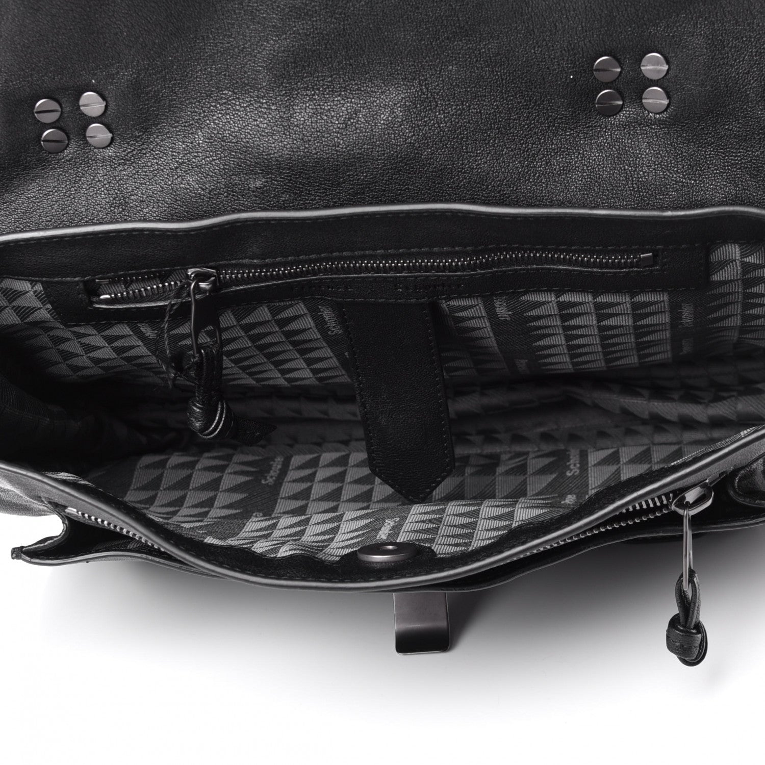 Proenza Schouler Lambskin Medium PS1 Satchel Black 4 of 4