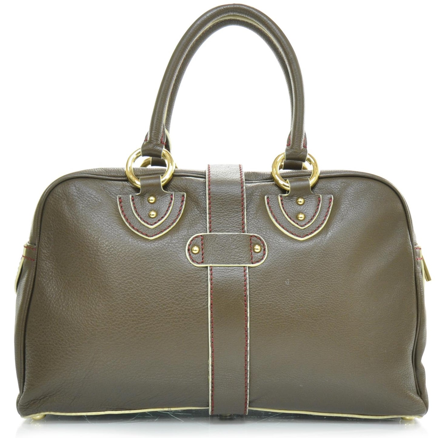 Leather Blake Satchel Mouse Brown