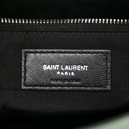 Saint Laurent Lambskin Quilted Toy Loulou Puffer Monogram Chain Satchel Mint 5 of 9