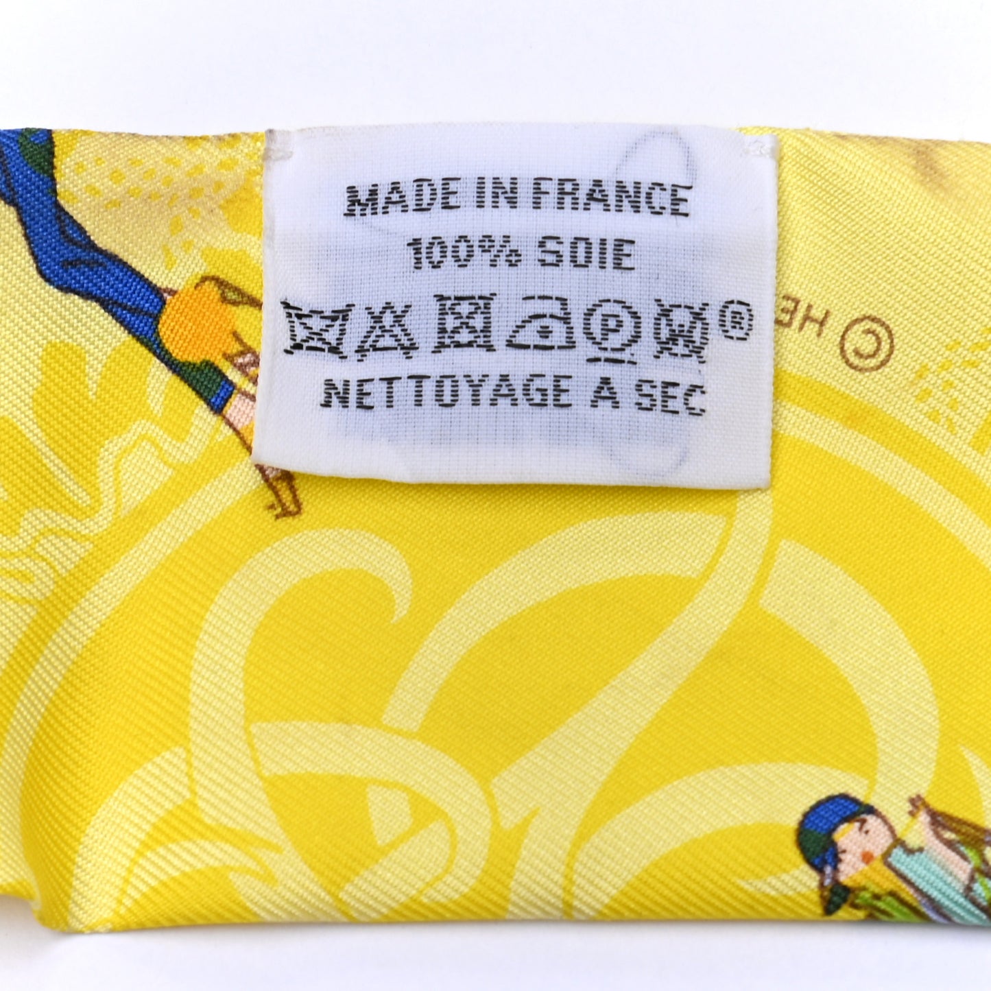 Silk Ex-Libris Les Parisie Twilly Jaune Soufre Gris