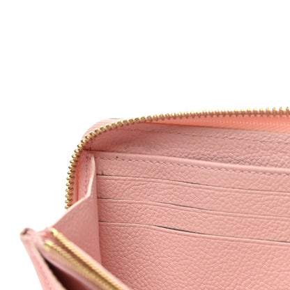 Louis Vuitton Empreinte Monogram Giant By The Pool Zippy Wallet Bouton De Rose 8 of 10
