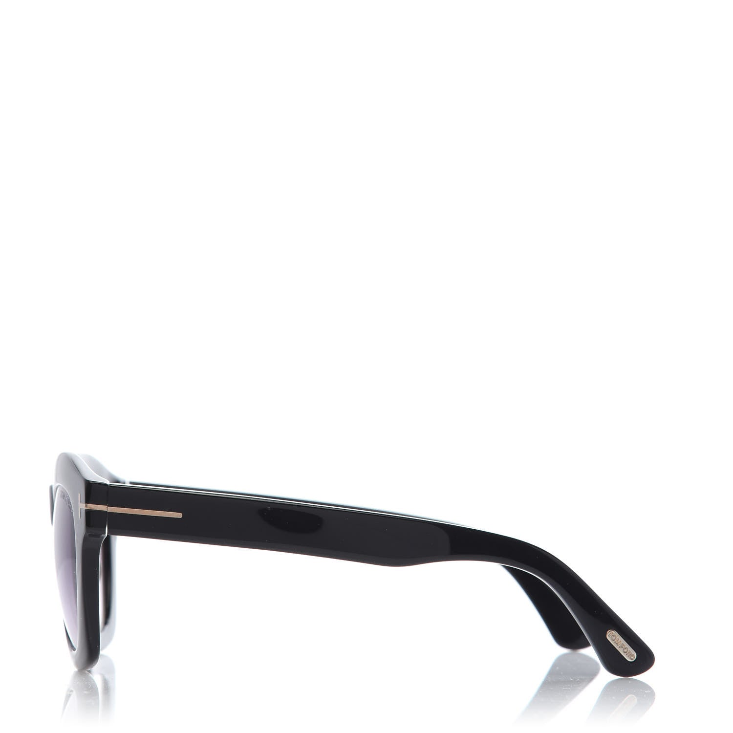 Tom Ford Acetate Greta Sunglasses TF431 Black 3 of 8