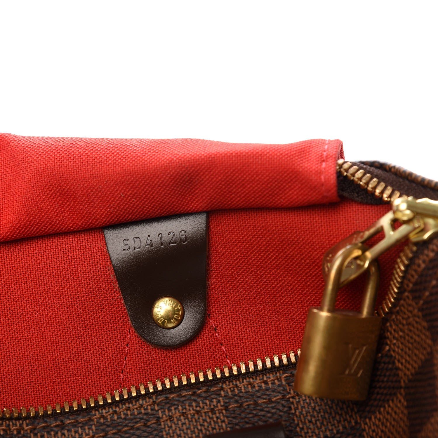 Louis Vuitton Damier Ebene Speedy Bandouliere 30 8 of 10