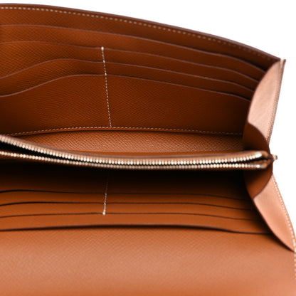 Hermes Epsom Kelly Longue Wallet Gold 5 of 7