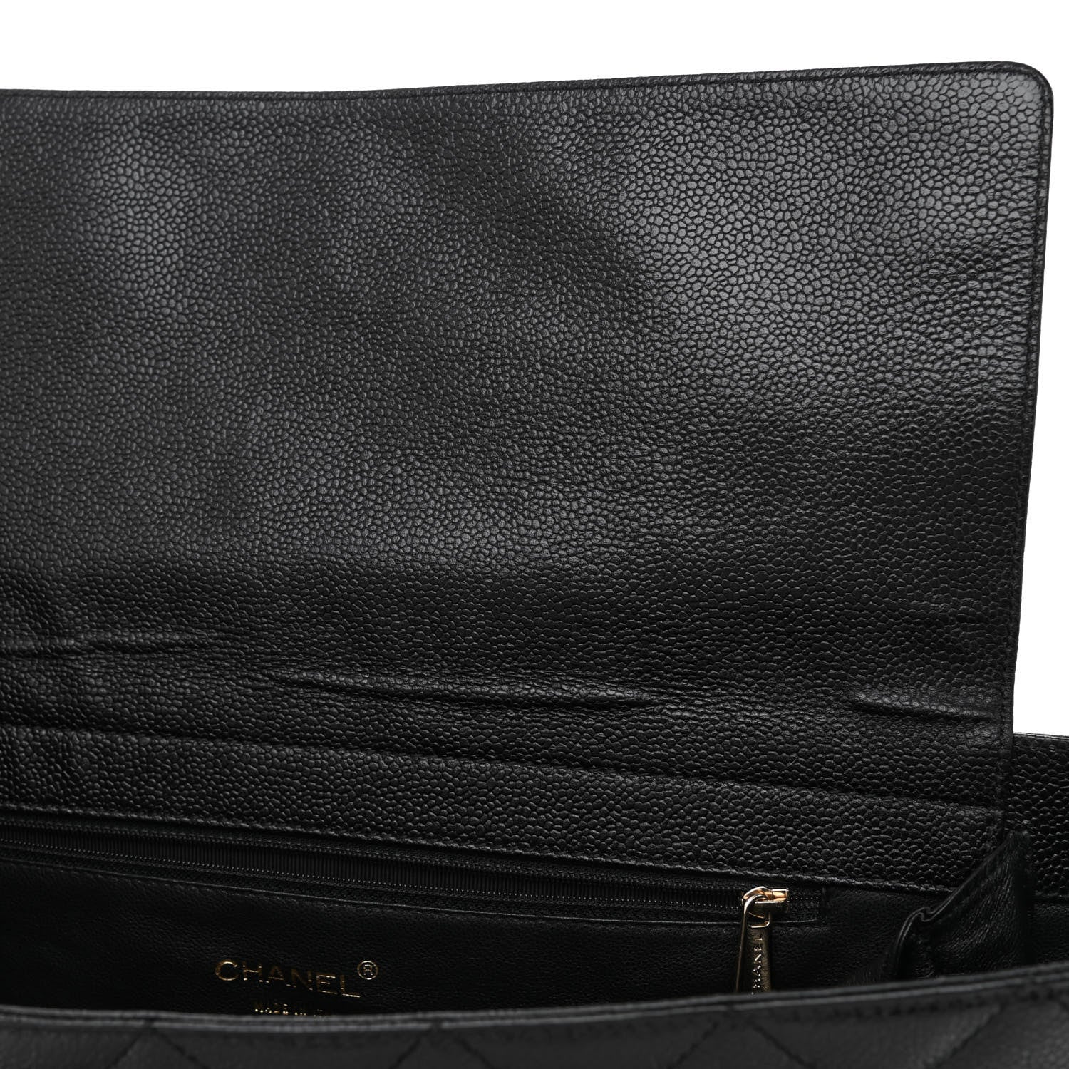Chanel Caviar Quilted Shoulder Bag Black 9 of 10