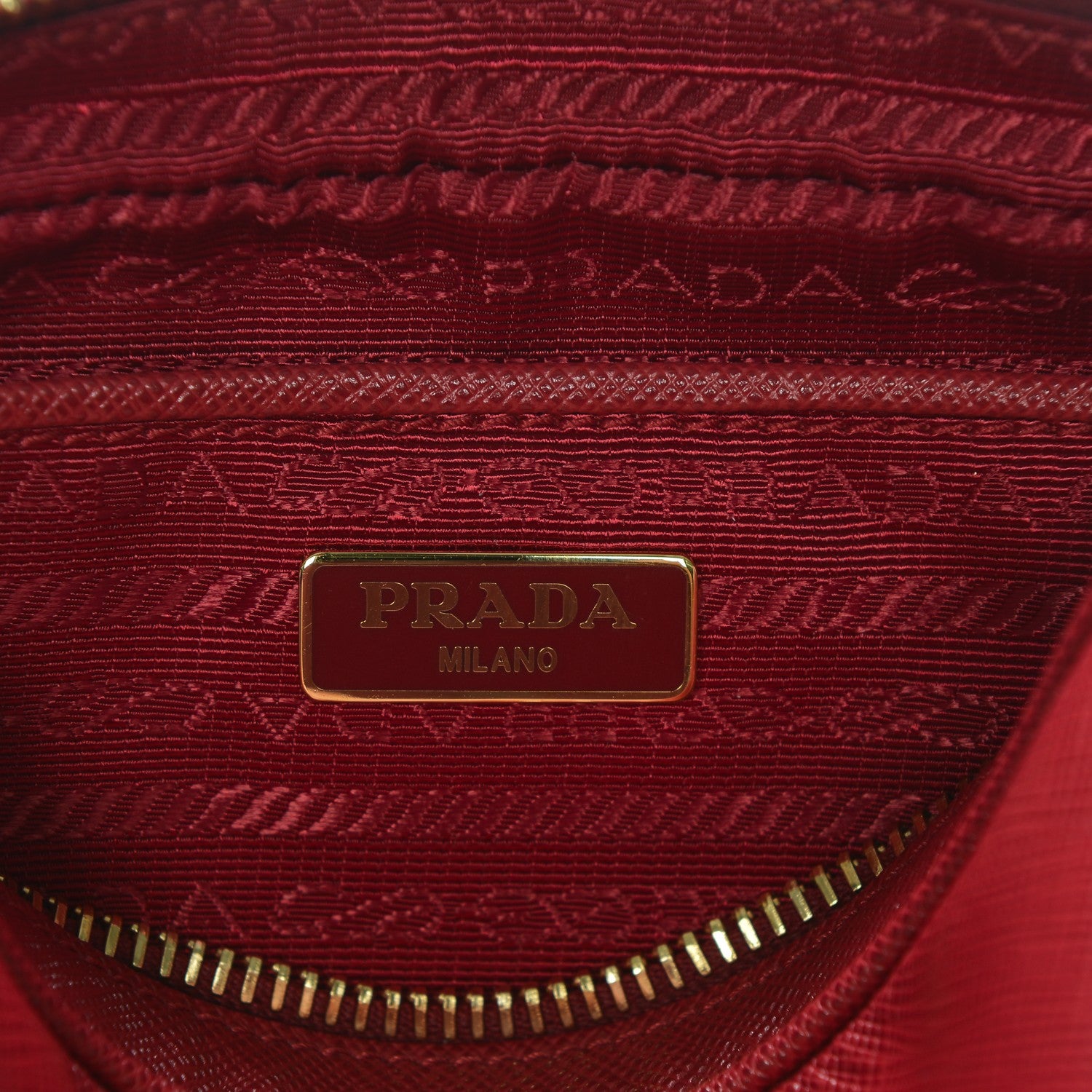 Prada Saffiano Mini Camera Crossbody Bag Fuoco 6 of 7