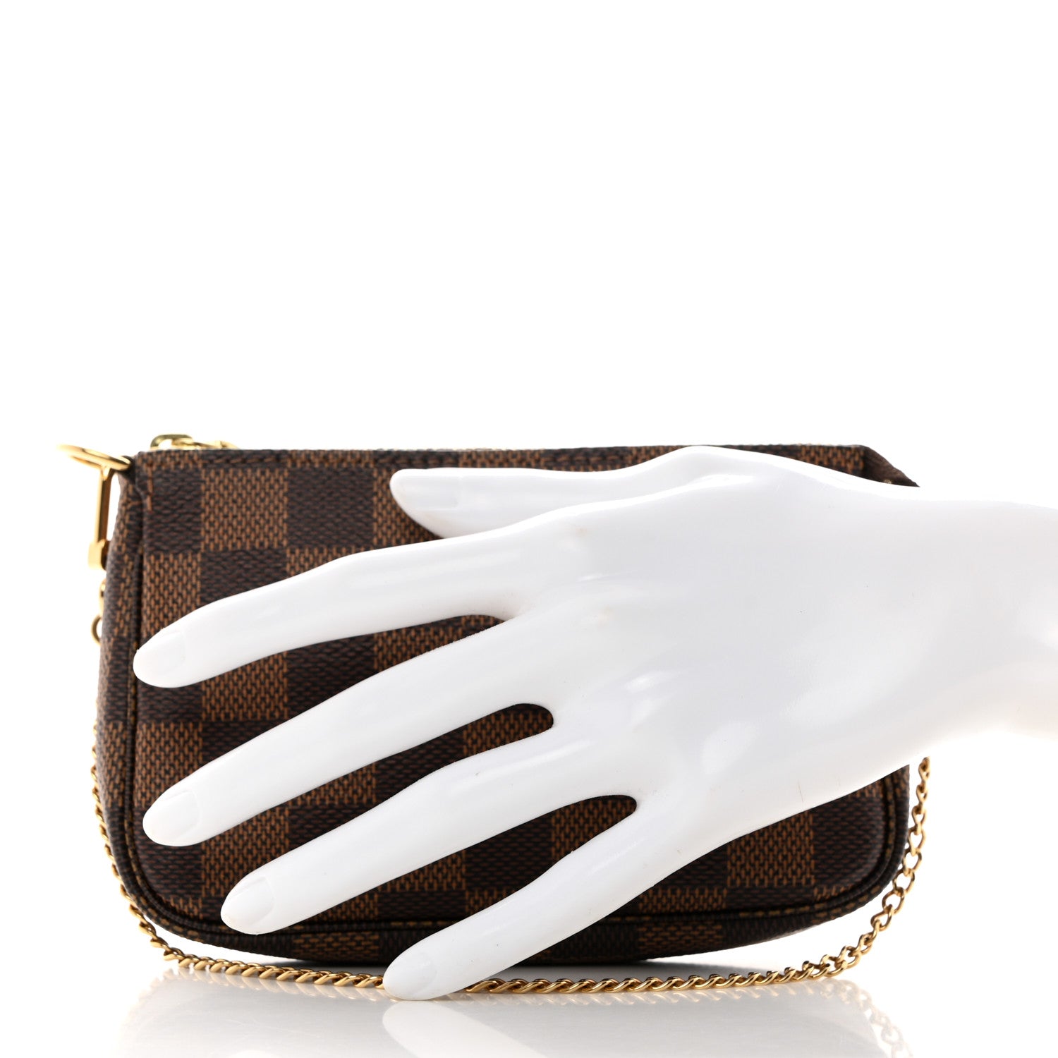Louis Vuitton Damier Ebene Mini Pochette Accessories 2 of 8