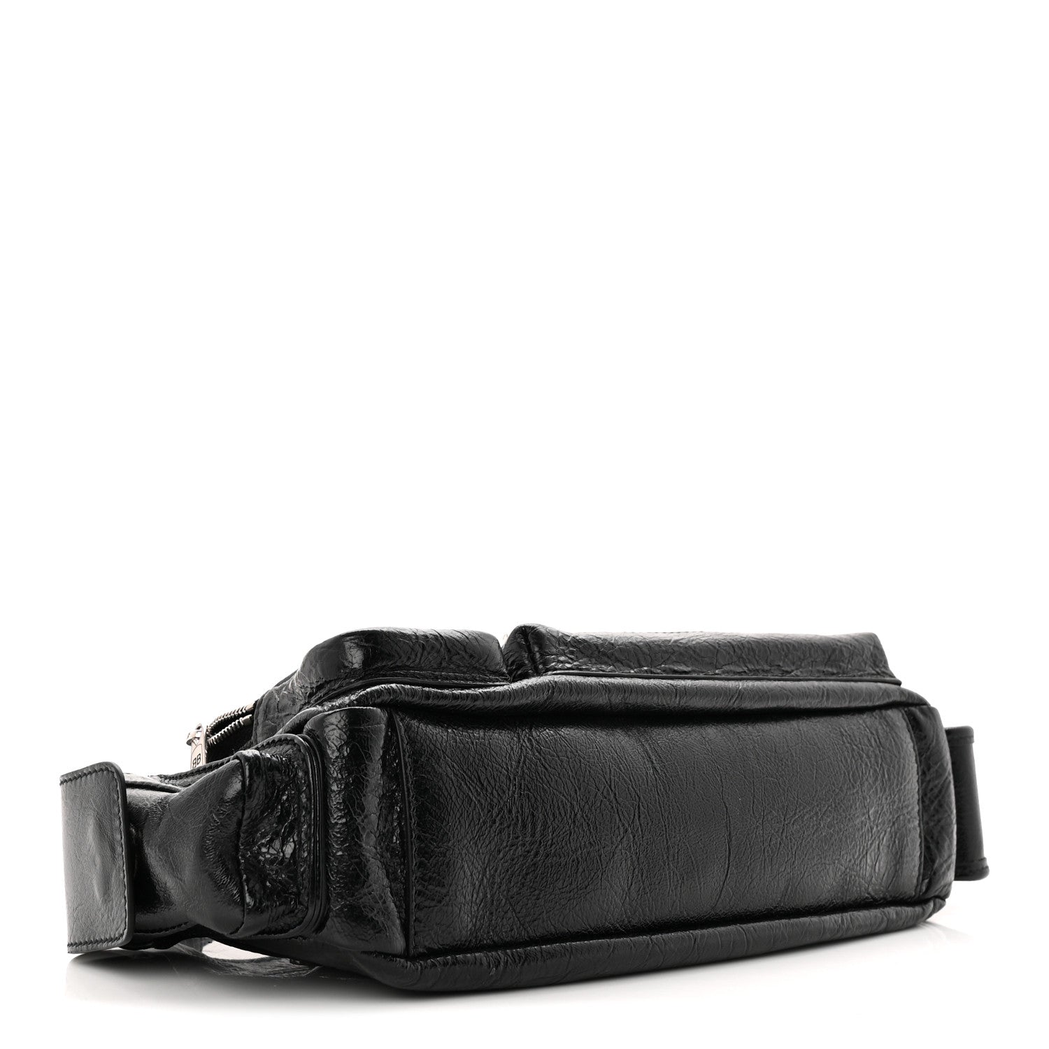 Balenciaga Agneau Arena Superbusy XS Sling Zip Shoulder Bag Black Black 4 of 10