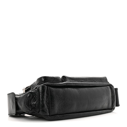 Balenciaga Agneau Arena Superbusy XS Sling Zip Shoulder Bag Black Black 4 of 10