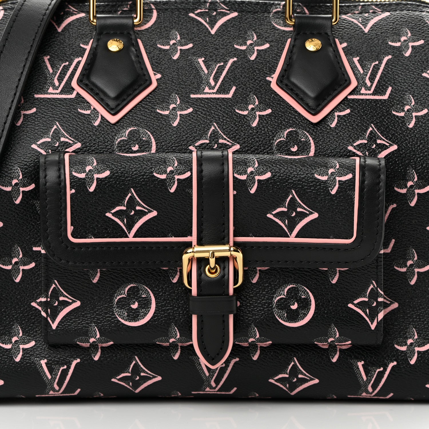 Louis Vuitton Monogram Fall for You Speedy Bandouliere 25 Black 7 of 9
