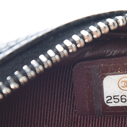 Chanel Caviar Quilted Zip Around Classic Coin Purse Black 7 of 8