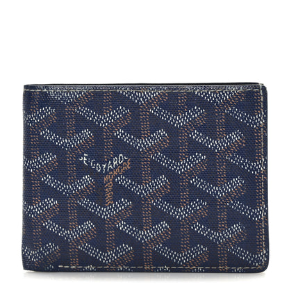 Goyard Goyardine Bi-Fold Victoire PM Wallet Navy 1 of 6