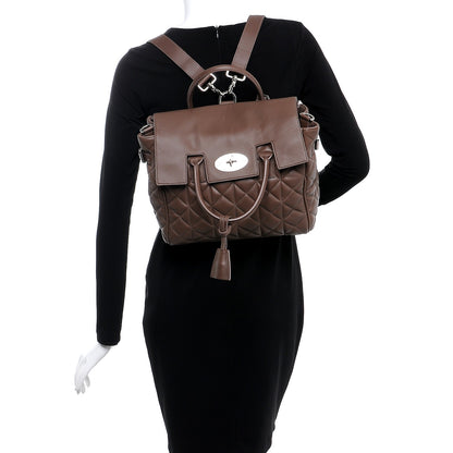 Mulberry Nappa Quilted Medium Cara Delevingne Convertible Satchel Brown 2 of 8