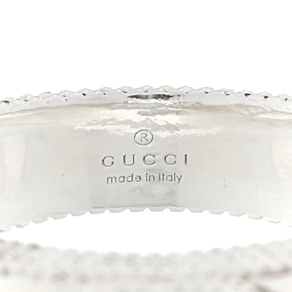 Gucci Sterling Silver GG Ring 54 6.75 4 of 4