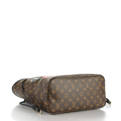 Louis Vuitton Monogram World Tour Neverfull MM 5 of 10