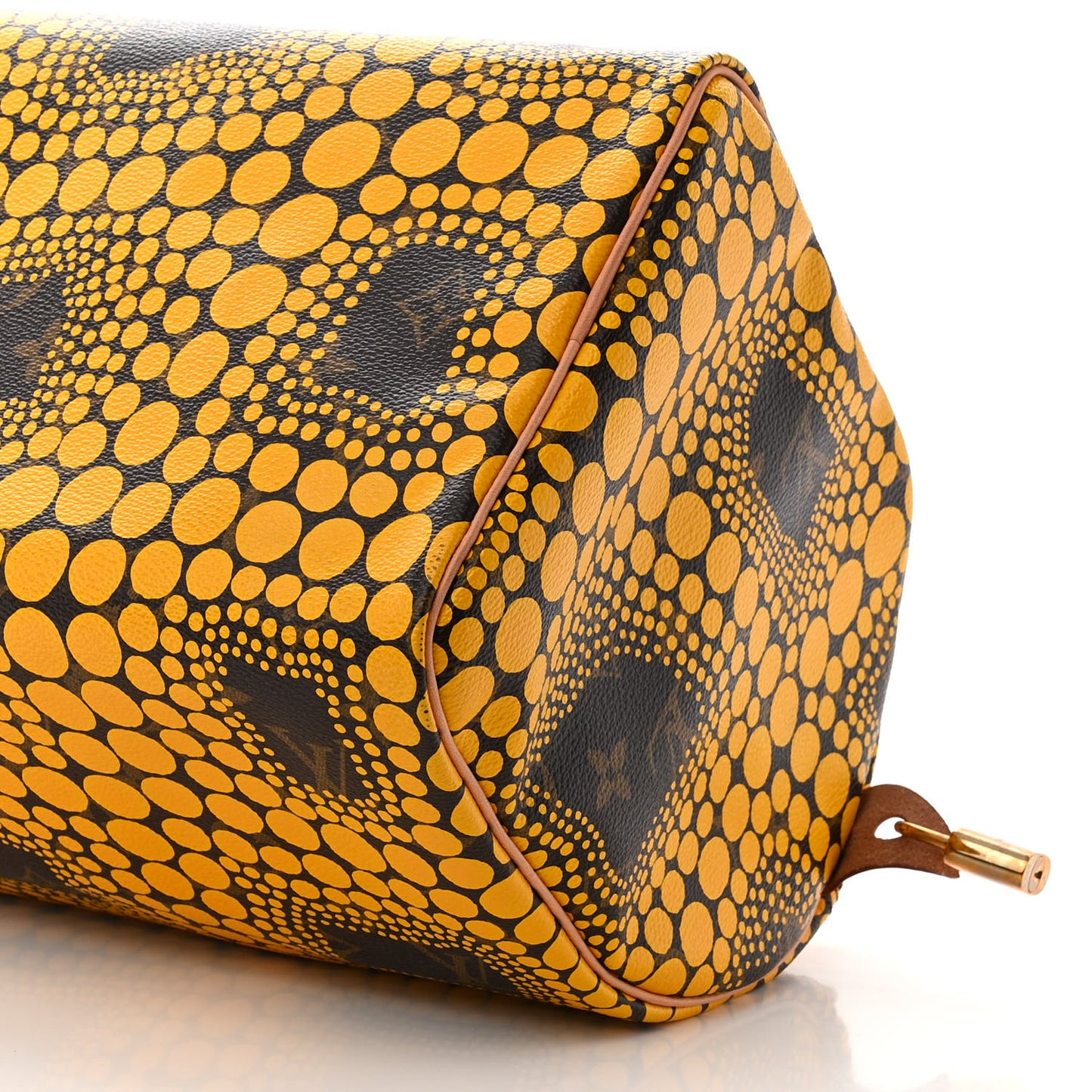 Monogram Kusama Town Speedy 30 Yellow