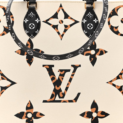 Louis Vuitton Monogram Giant Jungle Onthego GM Ivory 8 of 13