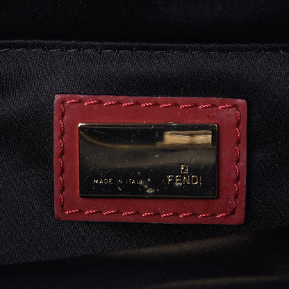 Fendi Lace Mink Pearl Mini Neve Shoulder Bag Black 6 of 9