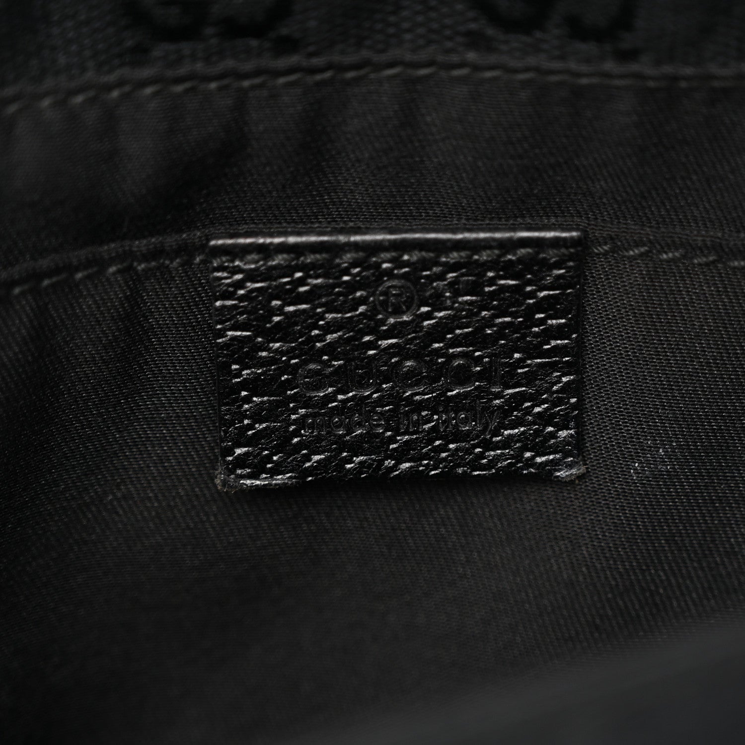 Gucci Monogram Web Belt Pouch Bag Black 7 of 14