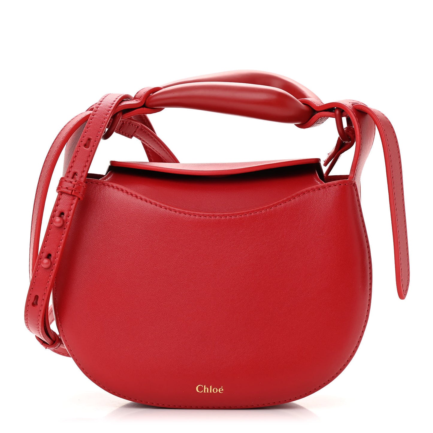 Nappa Small Kiss Bag Red Crush