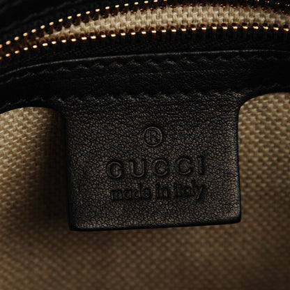 Gucci Calfskin Handmade Medium Flap Shoulder Bag Black 5 of 7