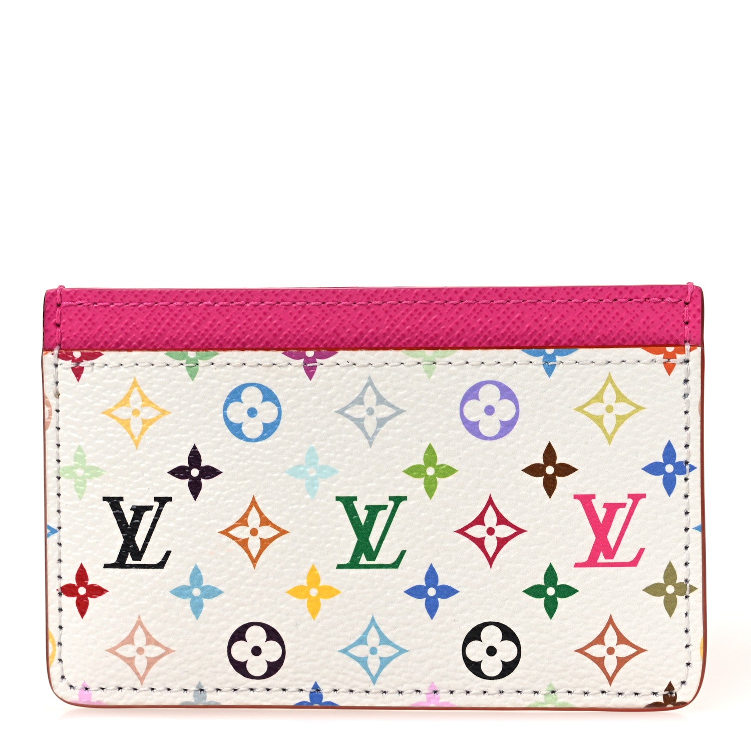Louis Vuitton LV X TM Monogram Multicolor Card Holder Kawaii Pink 1 of 7