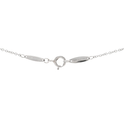 Tiffany Platinum Diamond .33ct Elsa Peretti Diamonds by the Yard Pendant Necklace 4 of 5