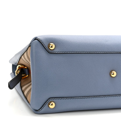 Burberry Derby Calfskin House Check Medium Camberley Slate Blue 8 of 12