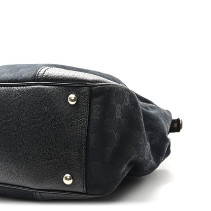 Gucci Monogram Medium Princy Tote Black 10 of 10
