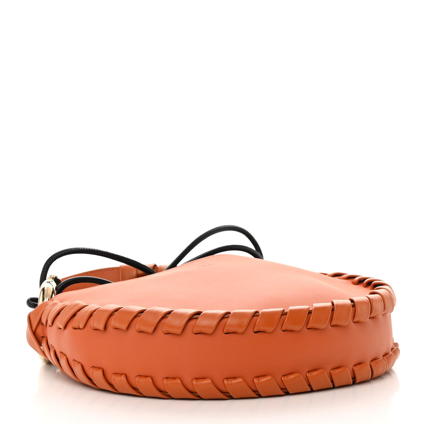Calfskin Mate Hobo Henna Orange