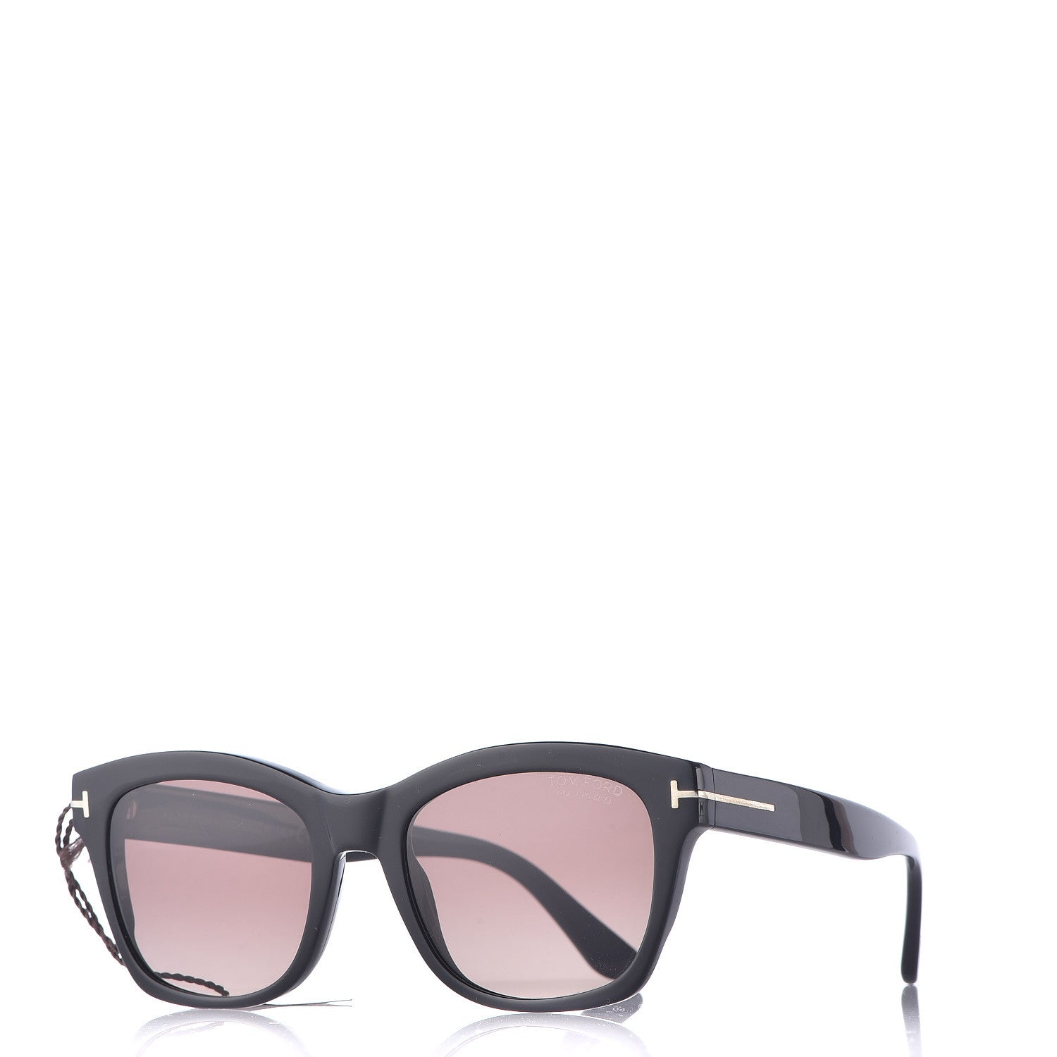 Tom Ford Lauren Sunglasses TF614 Black 1 of 7